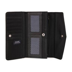 Billetera De Mujer Ziggy Negra Nautica