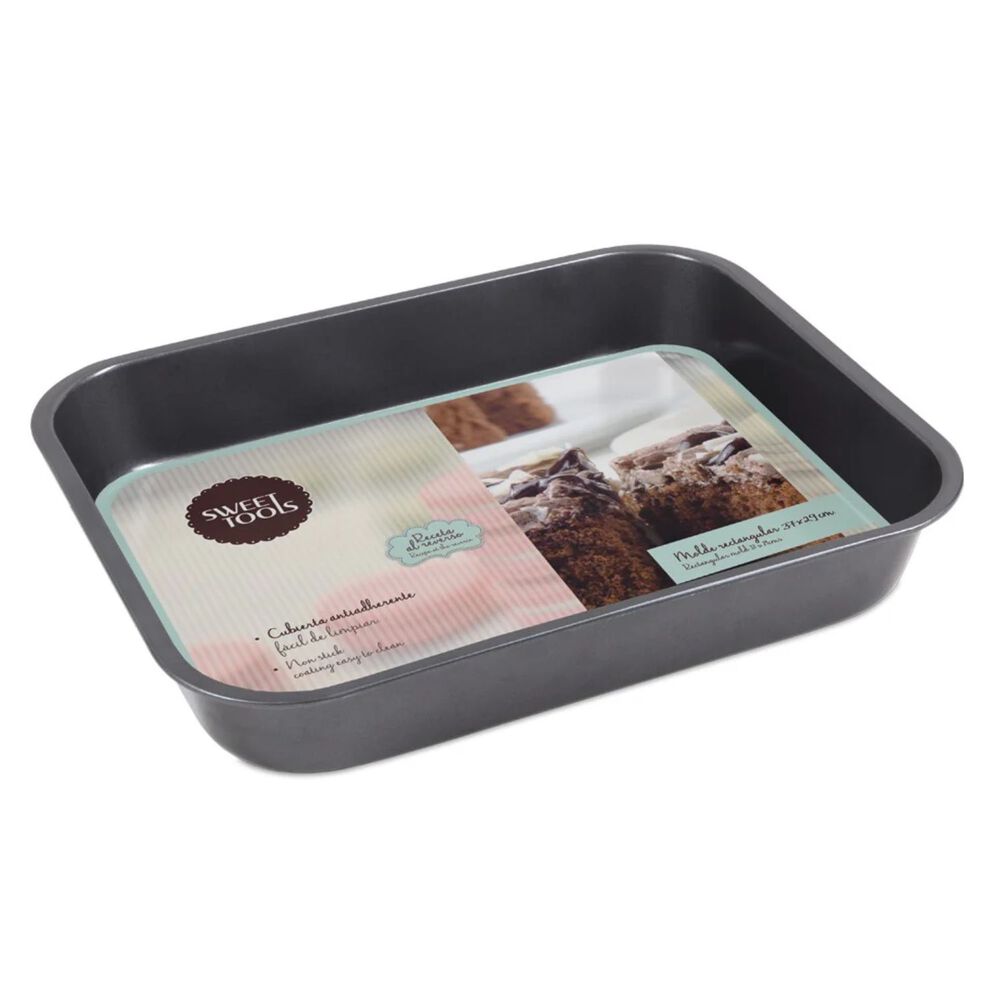 Molde Rectangular Brownies 37x27cm Antiadherente Sweet Cook image number 0.0