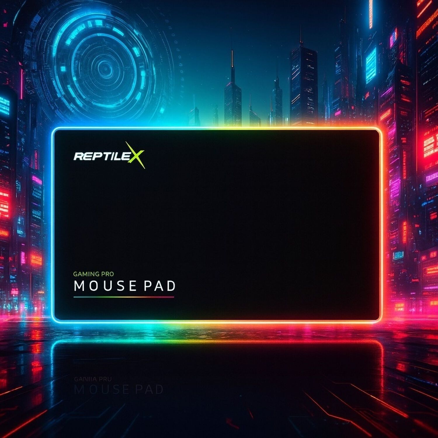 Mouse Pad Gamer Reptilex Con Iluminaci&oacute;nrgb 250x350mm Rx0023 image number 3.0