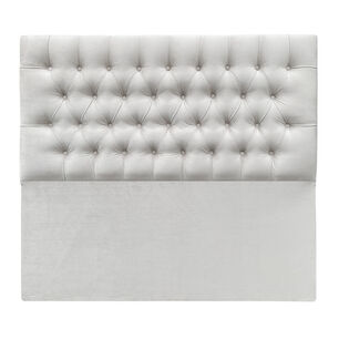 Respaldo De Cama Capiton&eacute; Premium Felpa Marf&iacute;l 1 Plaza