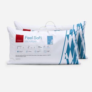 Almohada Americana Rosen Pack 2 Alm. Soft Microfibra 50x90 / 233 Hilos