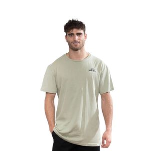 Polera Orgánica Elements Verde Hombre Falcone