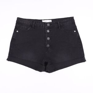 Short Botones Frontales Tiro Alto Mom Mujer Freedom