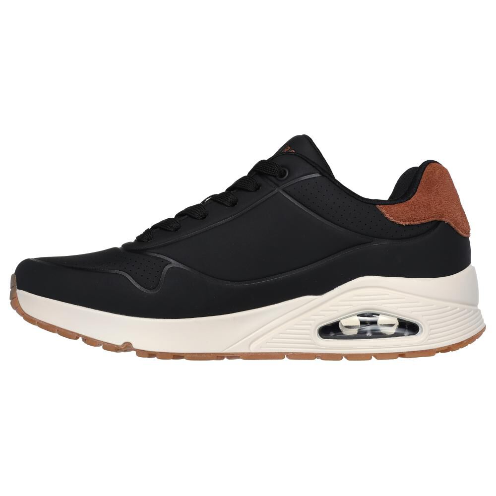 Zapatilla Urbana Hombre Skechers Uno Suited On Air Negro image number 2.0