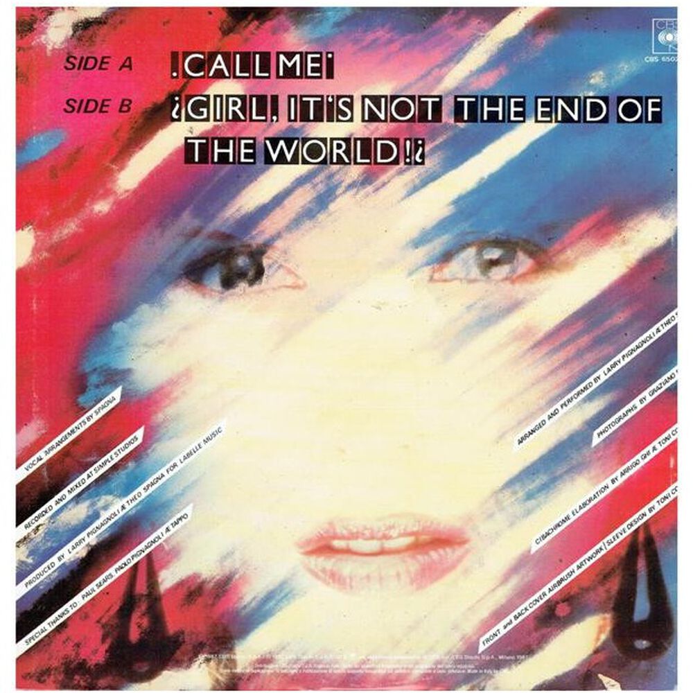 Spagna - Call Me | 12" Maxi Single Usado image number 1.0