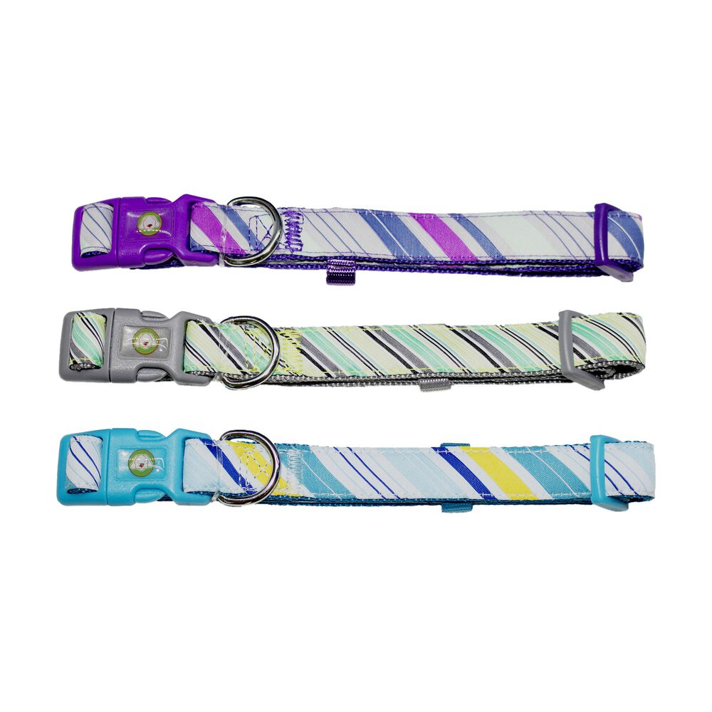 Collar Perro Diagonal L Morado Mascan image number 1.0