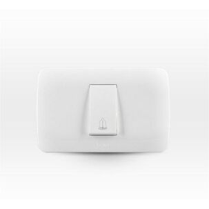 Interruptor Pulsador Timbre 10a 250v, Blanco Armado Lexo