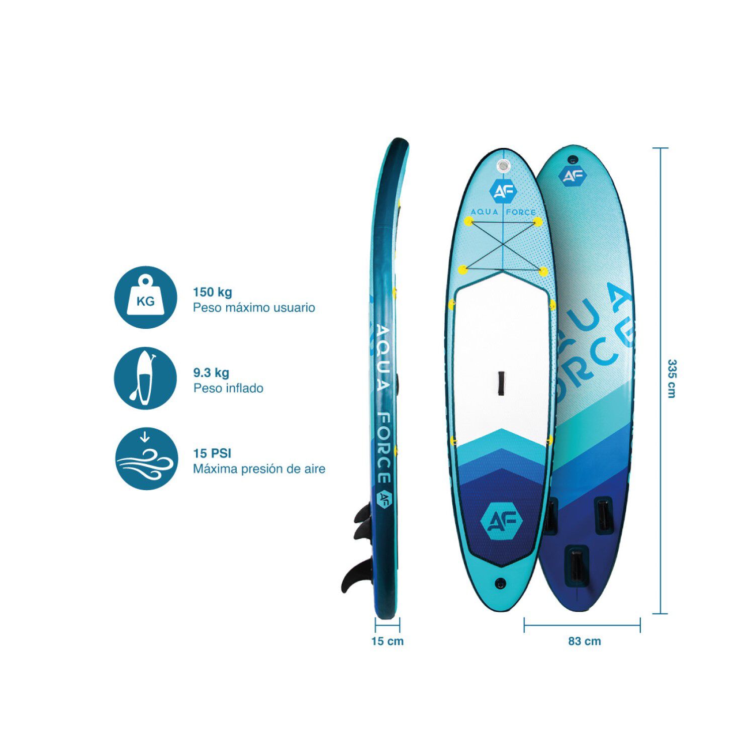 Stand Up Paddle Inflable 11'0'' Wave - Doble Capa image number 2.0