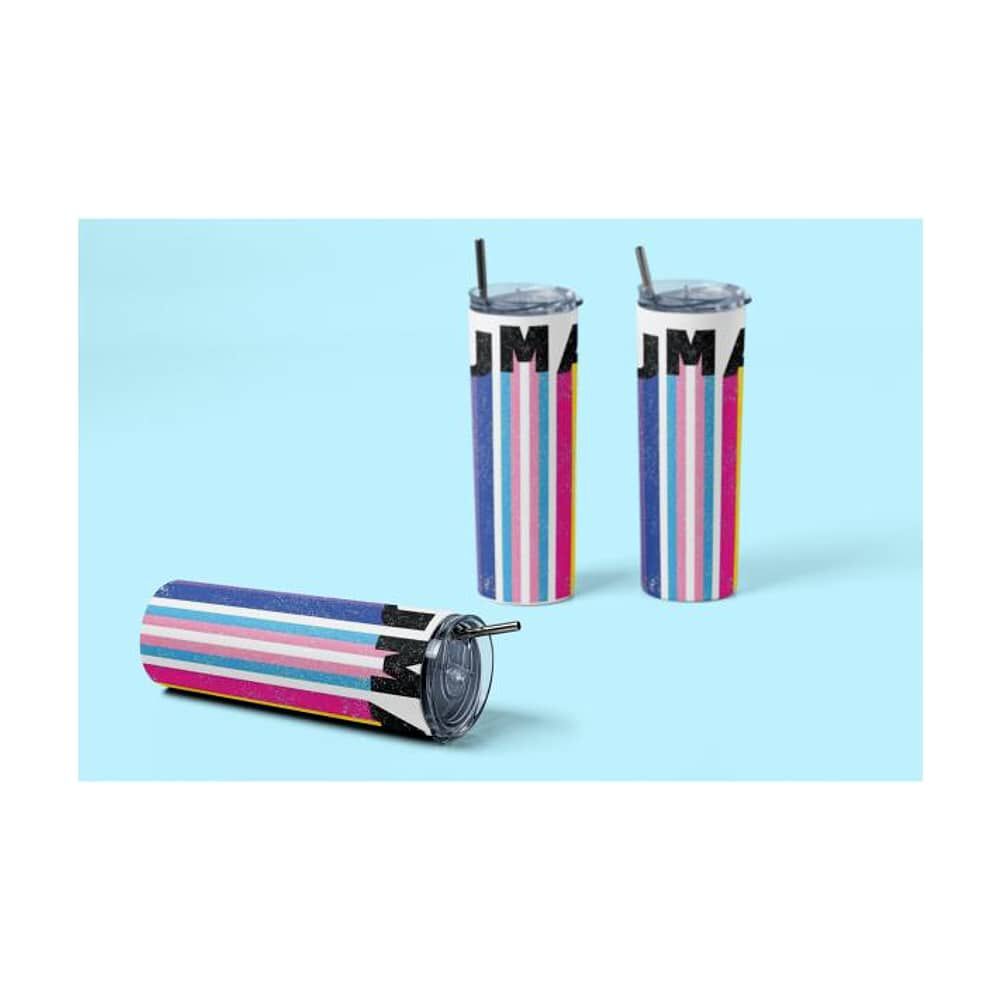 Termo Botella T&eacute;rmica Orgullo Lgtb Arcoiris Lgbtiq Human image number 2.0