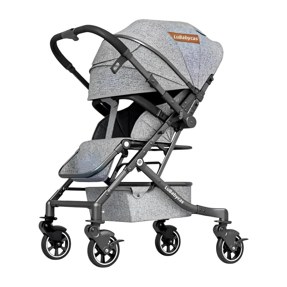 Coche De Paseo Reversible 4 Ruedas 360&deg;space Gris Lubabycas image number 7.0