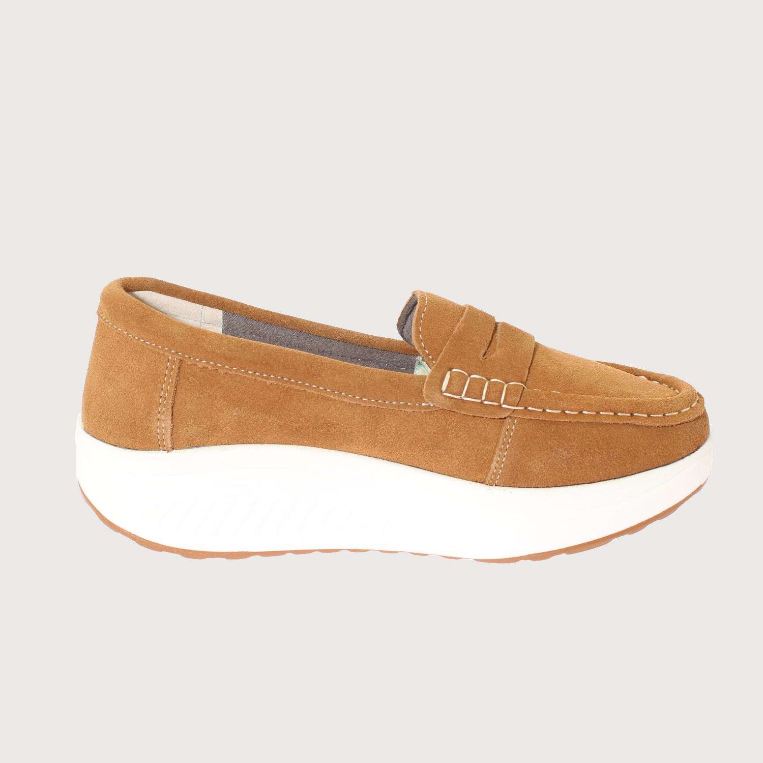 Mocas&iacute;n Confort Marr&oacute;n V&iacute;a Franca Art. 52110b31153brown image number 3.0