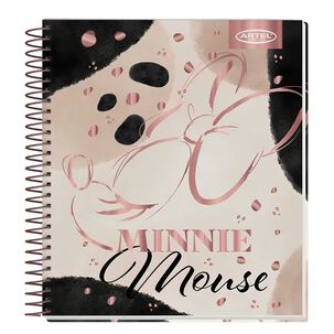 Pack 8pcs Cuadernos Book 120hj Minnie Gold Rose Artel 2930