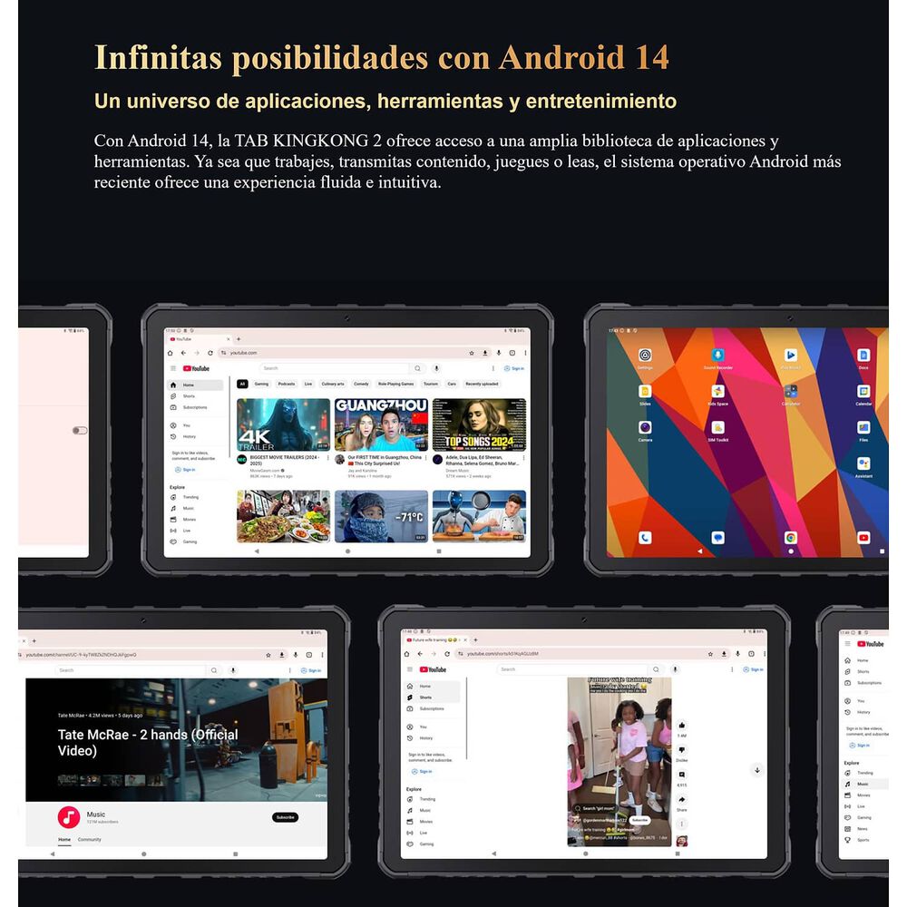 Tab Kingkong 2: Tablet Resistente 4g Con Bater&iacute;a 20.400 Mah image number 8.0