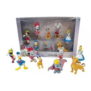 Juguete Set 8 Figuras Disney Clasicas 100 Años Infantil