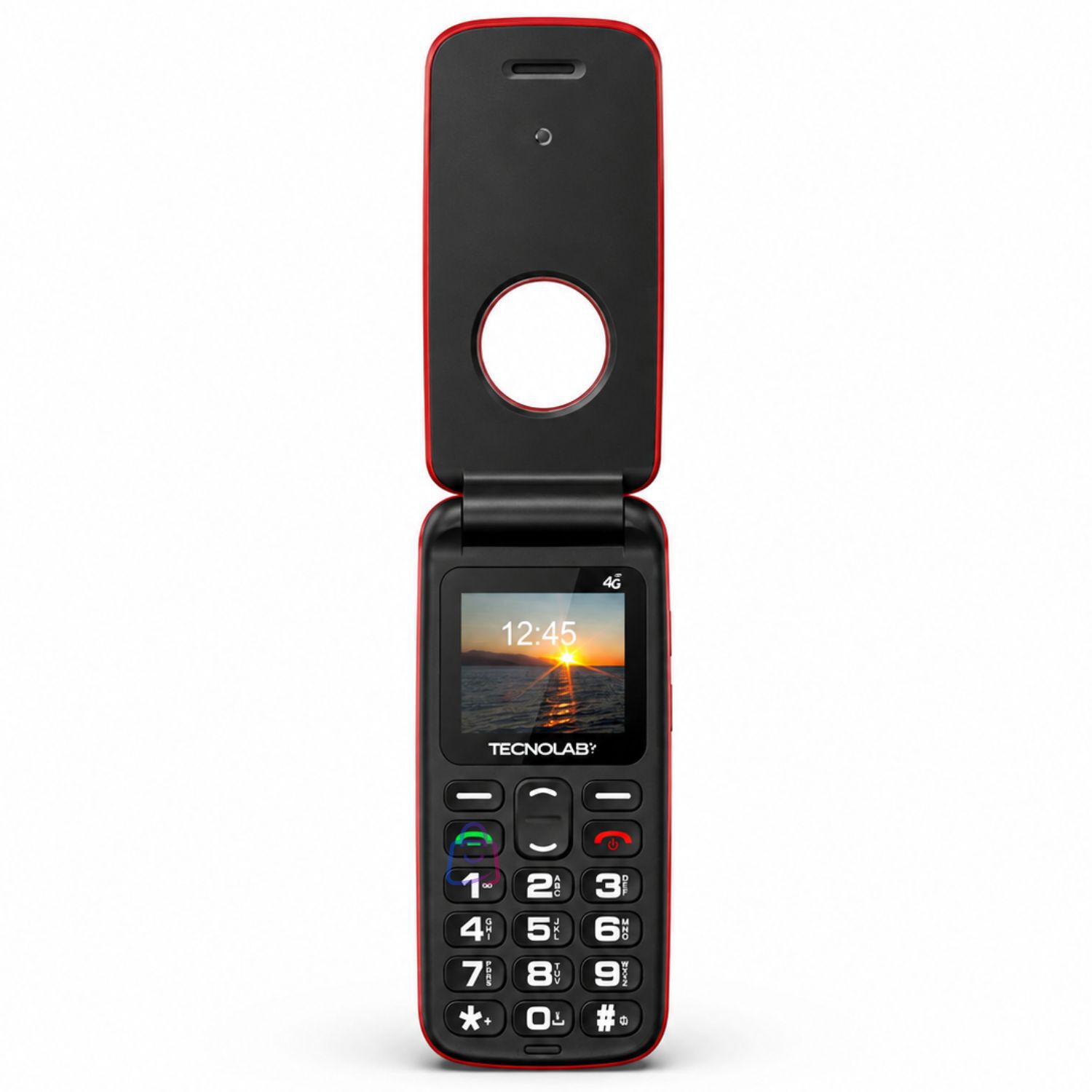 Celular Senior 4g Liberado Flip Sos Adulto Mayor Color - Ps image number 2.0