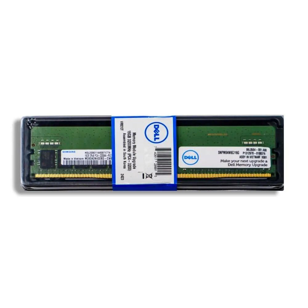 Memoria Ram Dell 16 Gb Ddr4 Rdimm 3200mhz Pc4-25600 image number 0.0