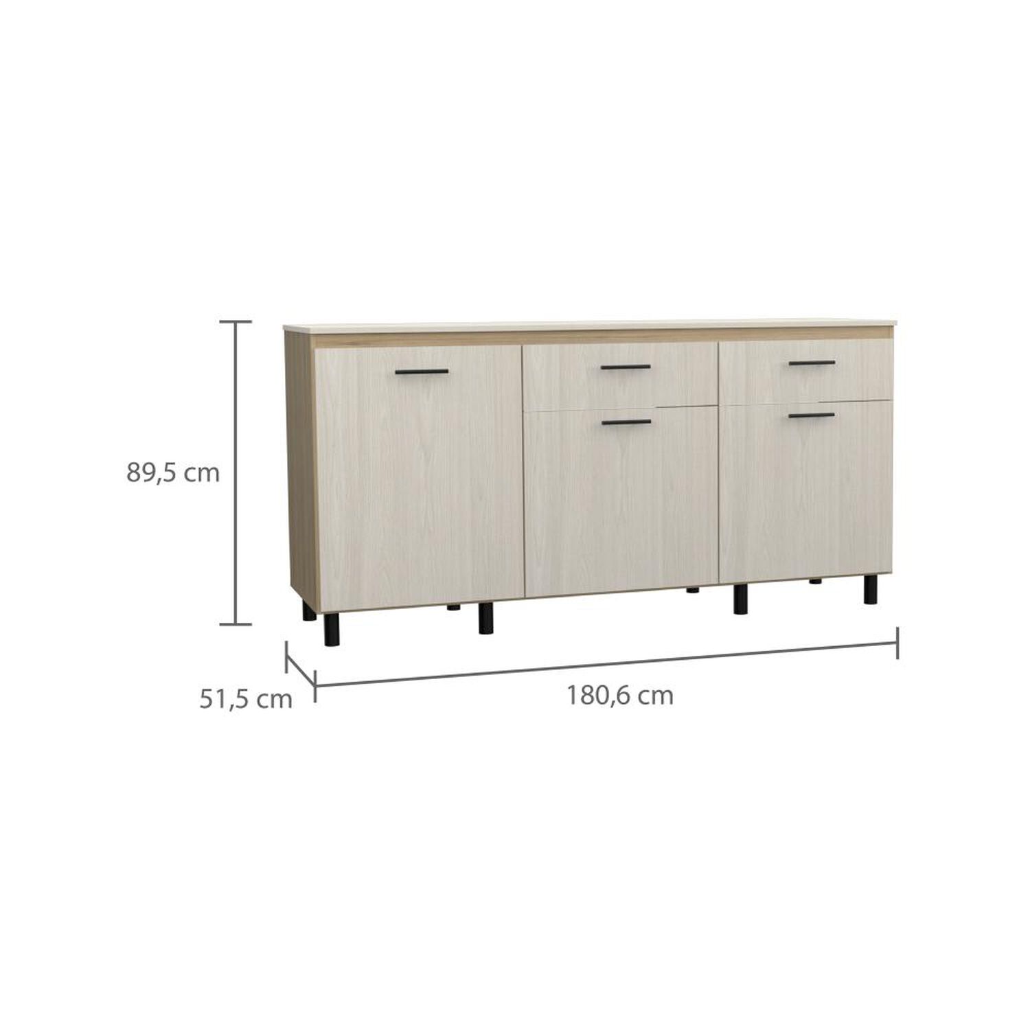 Modulo Inferior Tuhome Gante / 3 Puertas / 2 Cajones image number 1.0