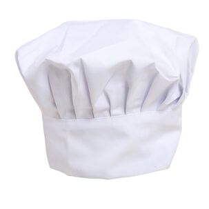 Gorro De Chef O Cocina Blanco Tipo Champiñon Frances