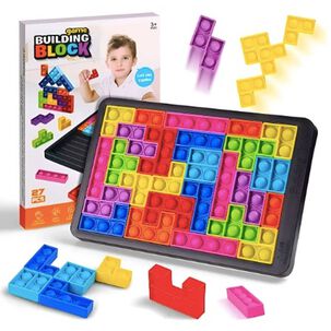 Juego Puzzle Pop It Rompecabezas 27 Piezas
