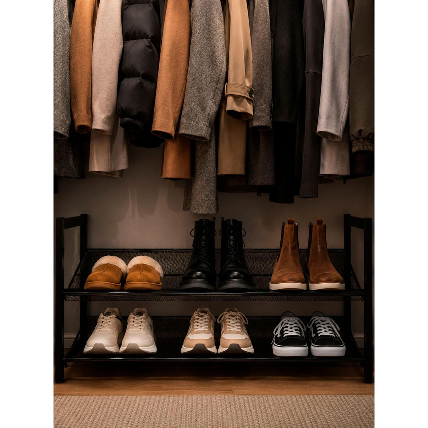 Organizador De Zapatos 2 Niveles Multifuncional Nautica Home image number 0.0