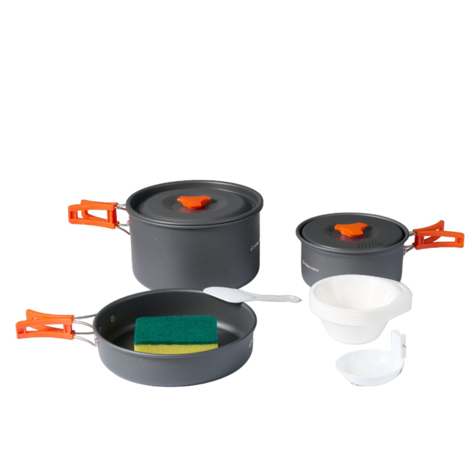 Set Ollas Aluminio Camping 3 Piezas image number 0.0