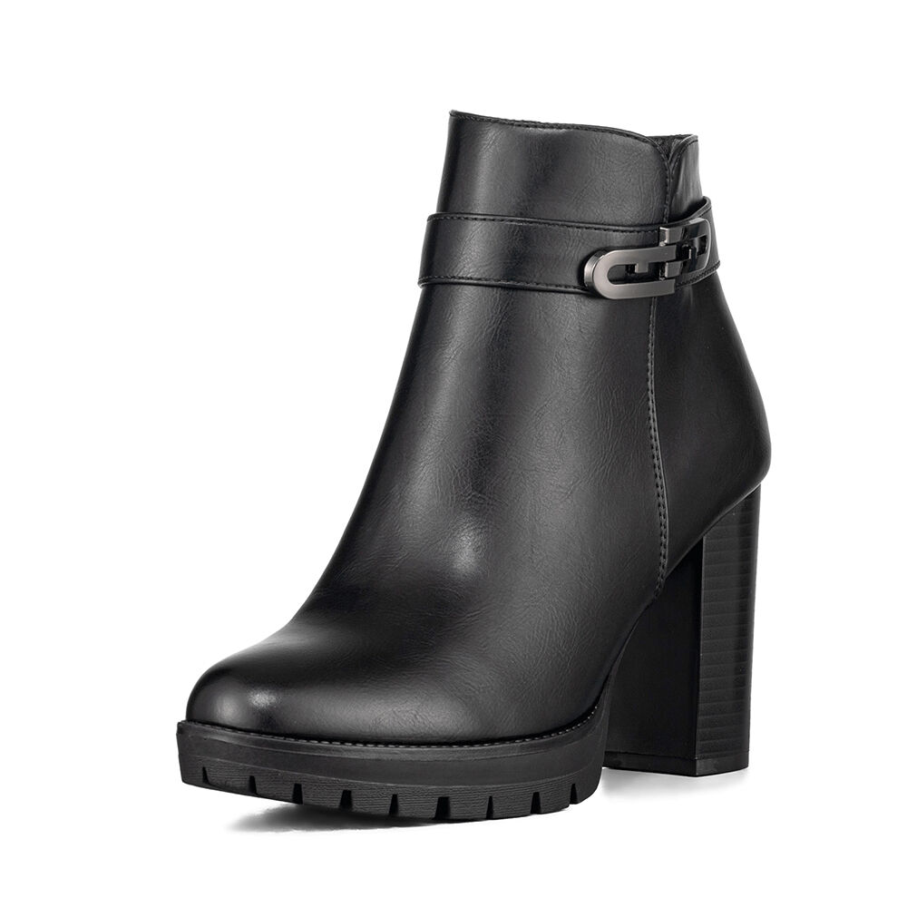 Botin Casual Mujer Vintage Comodo Tacon Grueso Weide Qbm15 image number 4.0