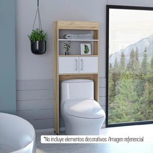 Mueble De Baño Tuhome Almacenamiento Bath Bi Color / 2 Puertas