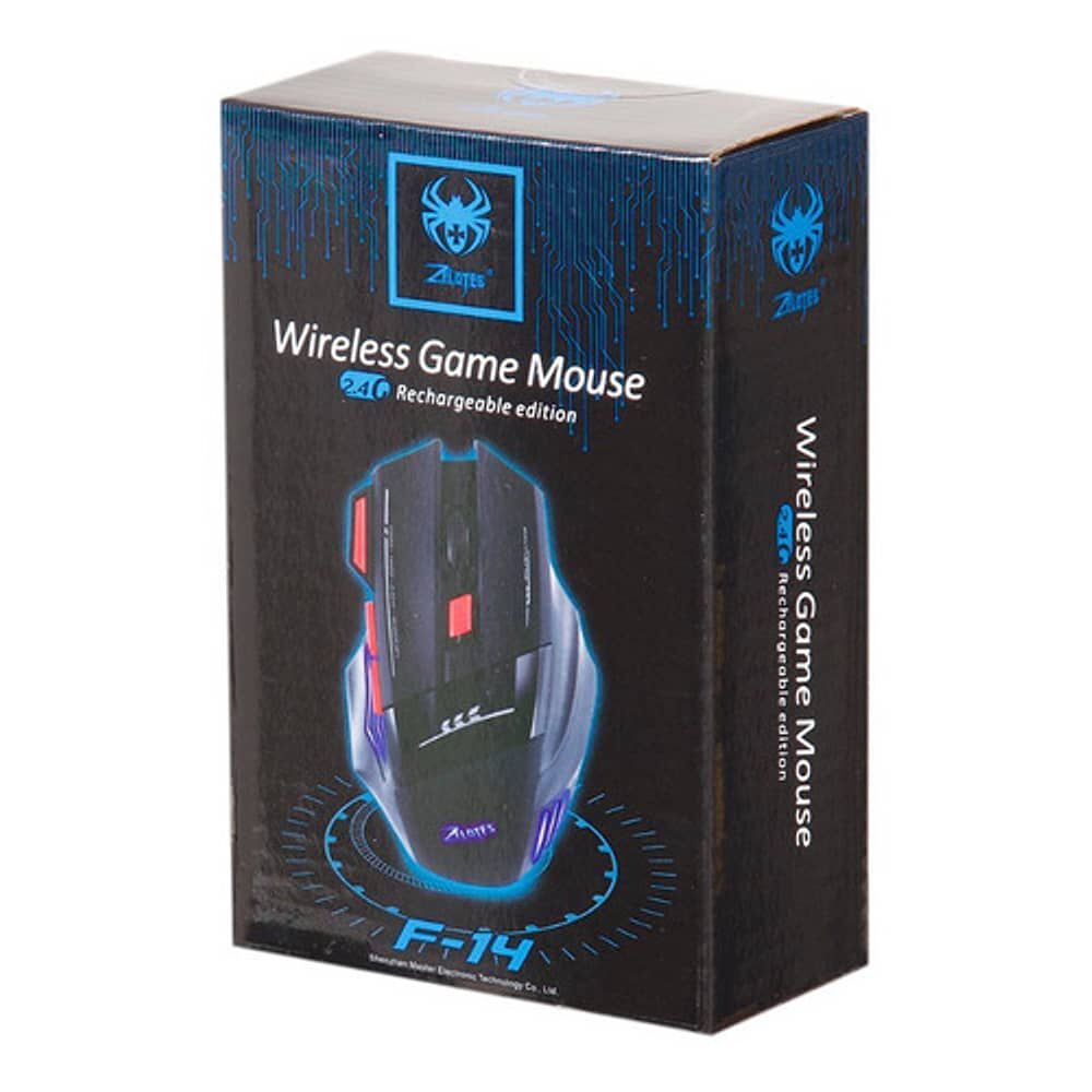 Mouse Gamer Inalambrico Recargable 4000dpi Zelotes F-14s image number 5.0