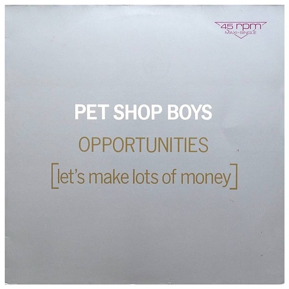 Pet Shop Boys - Opportunities (let's Make Lots Of Money) | 12" Maxi Single Usado image number 0.0