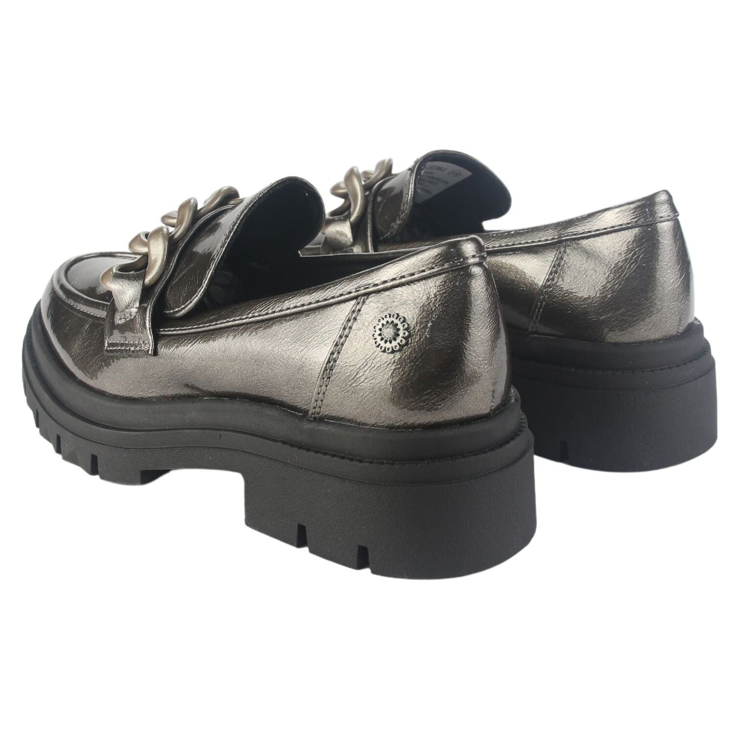 Mocasin Chalada Mujer Selina-5 Plateado Casual image number 5.0