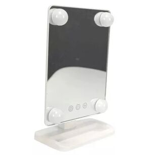 Espejo Plegable 360 18cm 4 Leds Cosmetic Mirror Maquillaje