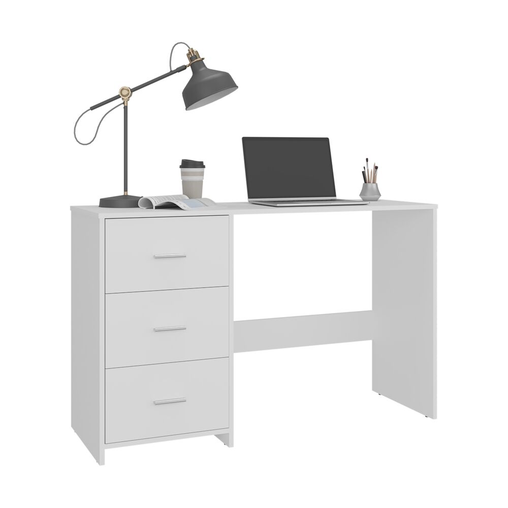 Escritorio Con Cajonera Fm Blanco 76,2x120,8x42,1 Cm image number 3.0