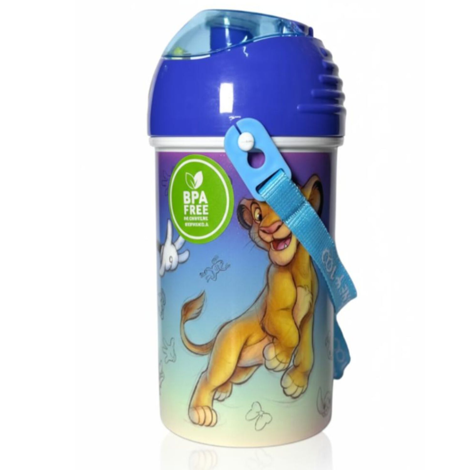 Vaso Boton Infantil Mickey Con Correa Antiderrame Disney image number 1.0