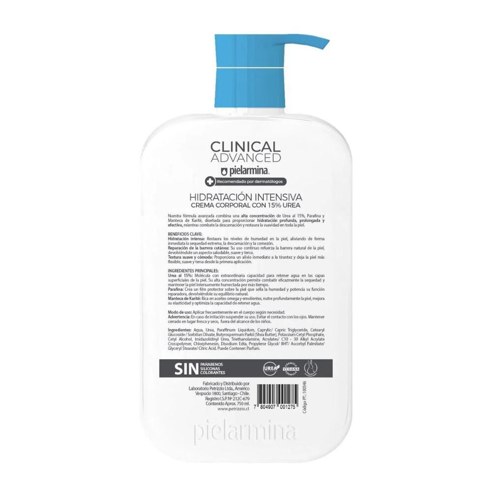 Crema Corporal Pielarmina Clinical Advanced Urea 15% &ndash; 750 Ml image number 1.0