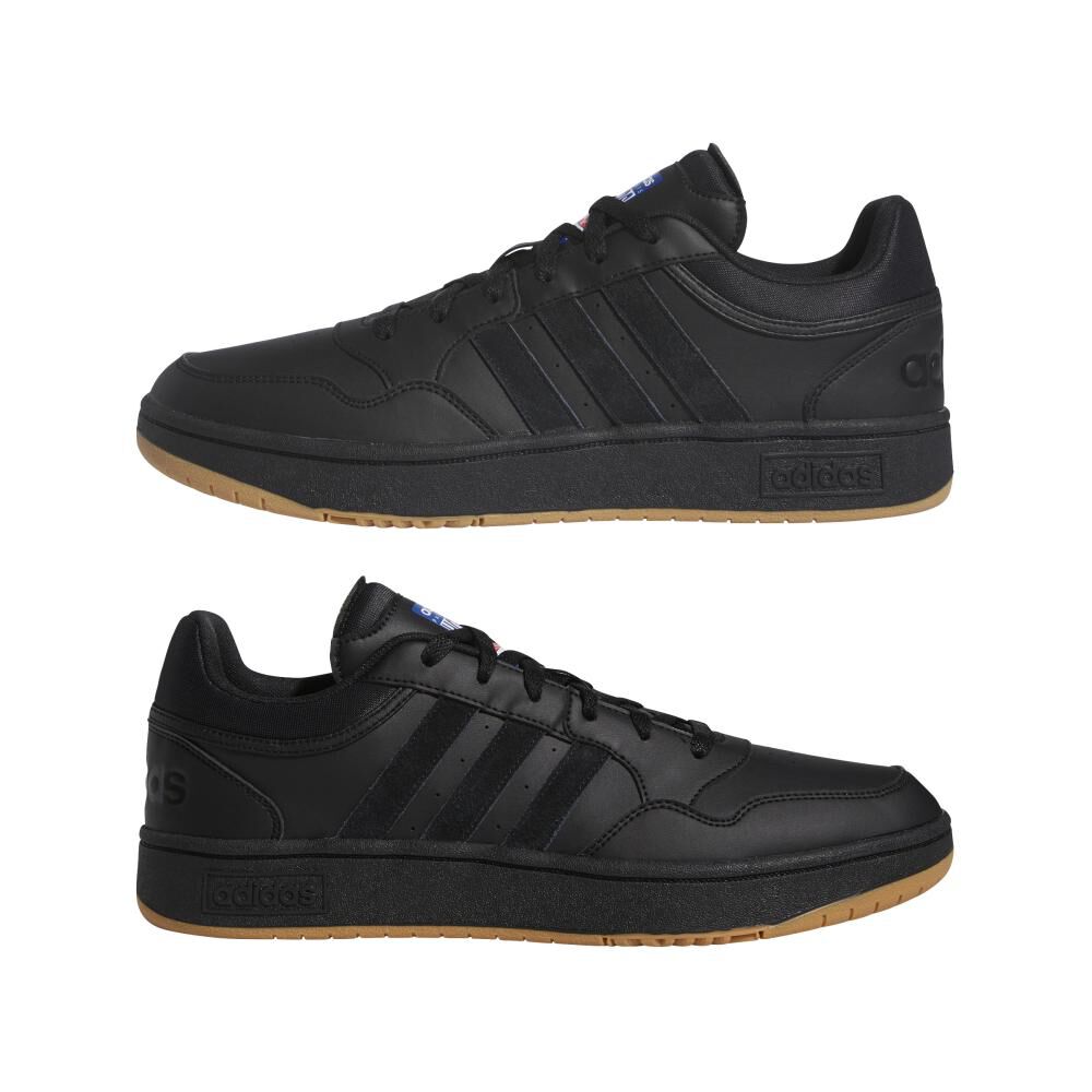Zapatilla Urbana Hombre Adidas Hoops 3.0 Low Classic Vintage Negro image number 7.0