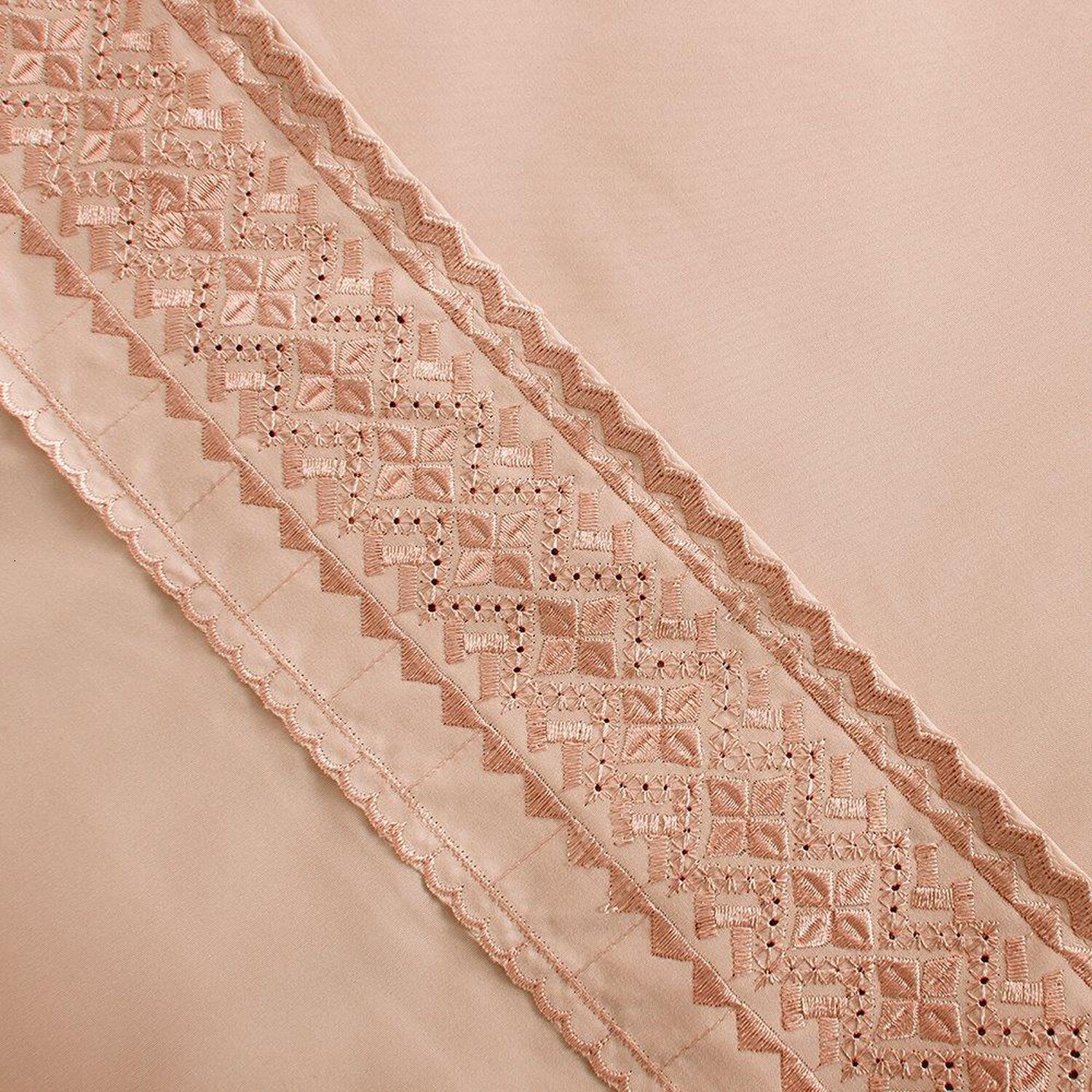 Sabana Plumetti Broderie King Damasco image number 3.0