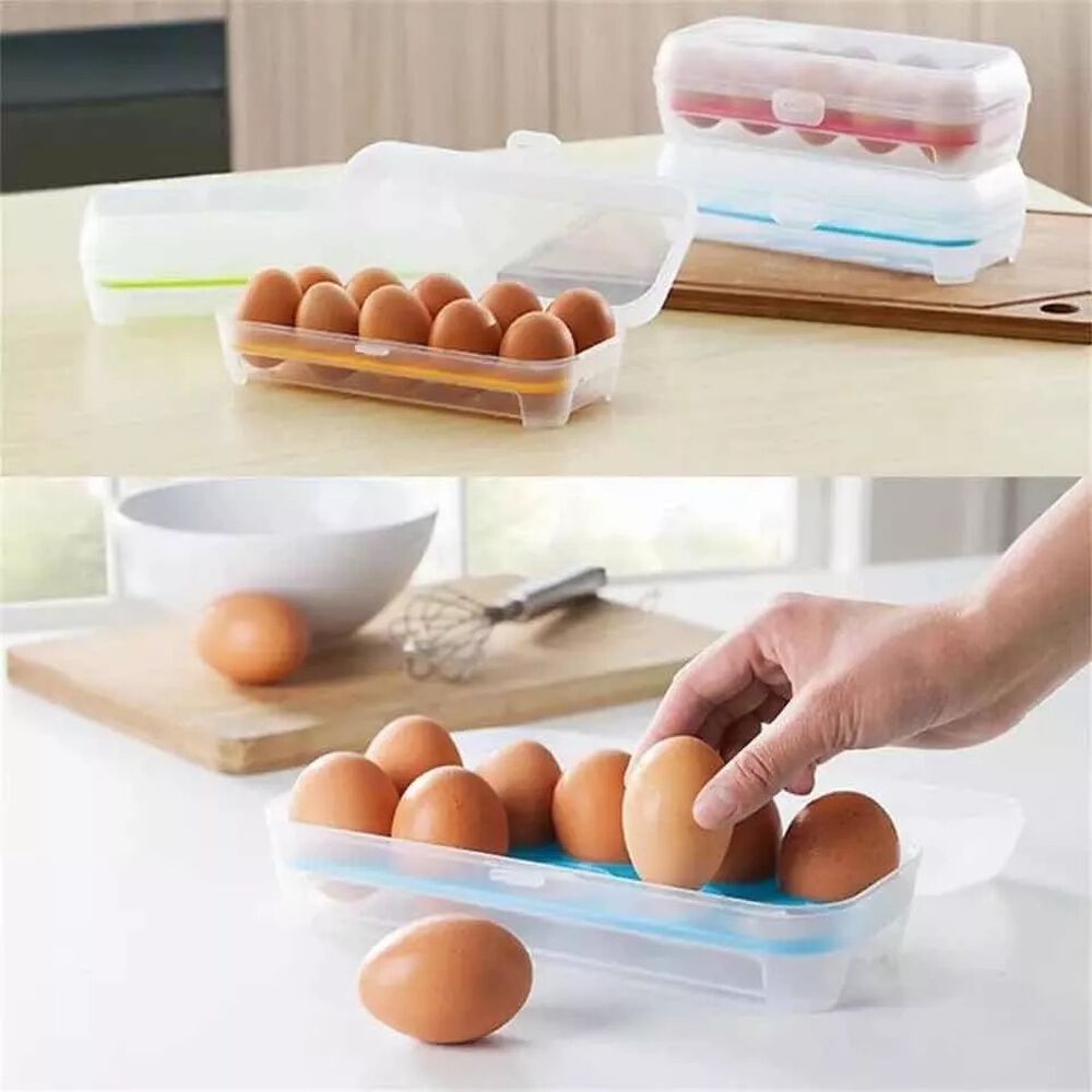 Caja De Almacenamiento De Huevos 10 Uds image number 0.0