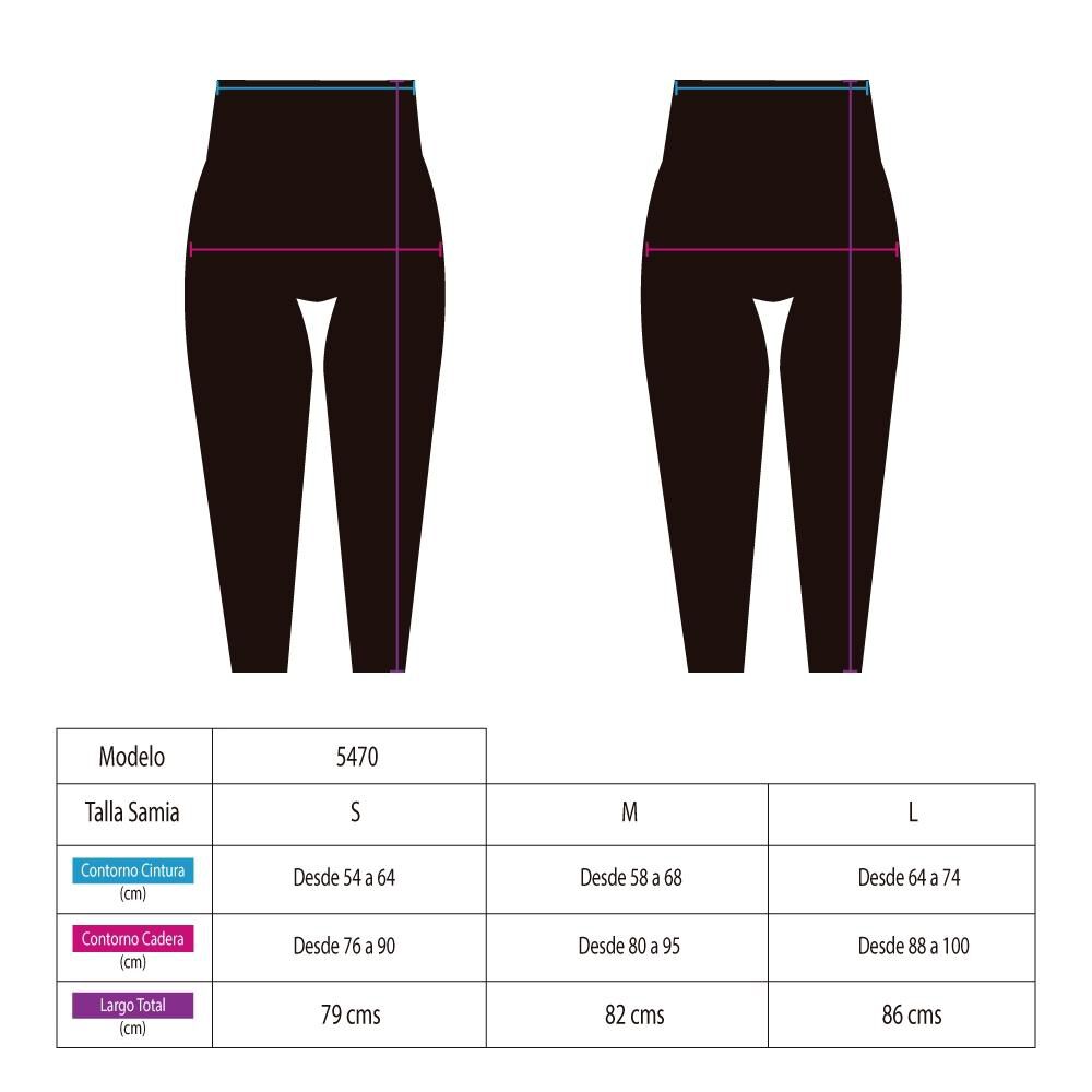 Calza B&aacute;sica Tiro Alto Negra image number 2.0