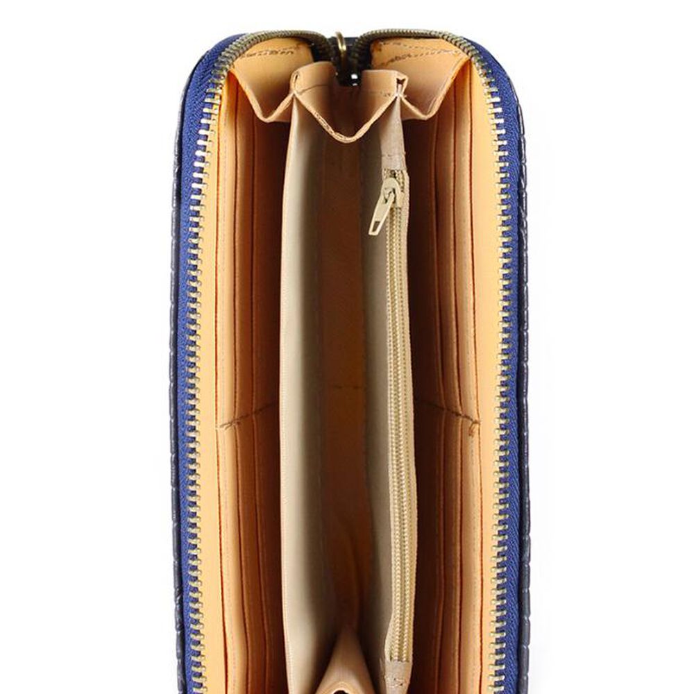 Billetera De Mujer Jade Azul Carven image number 2.0