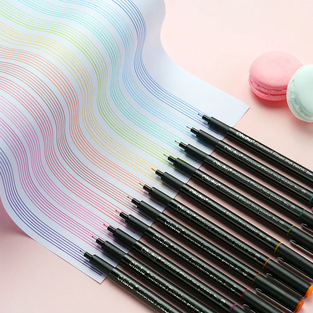 Ohuhu Hana Highway Fineliner Bolígrafos De Dibujo De 18 image number 1.0