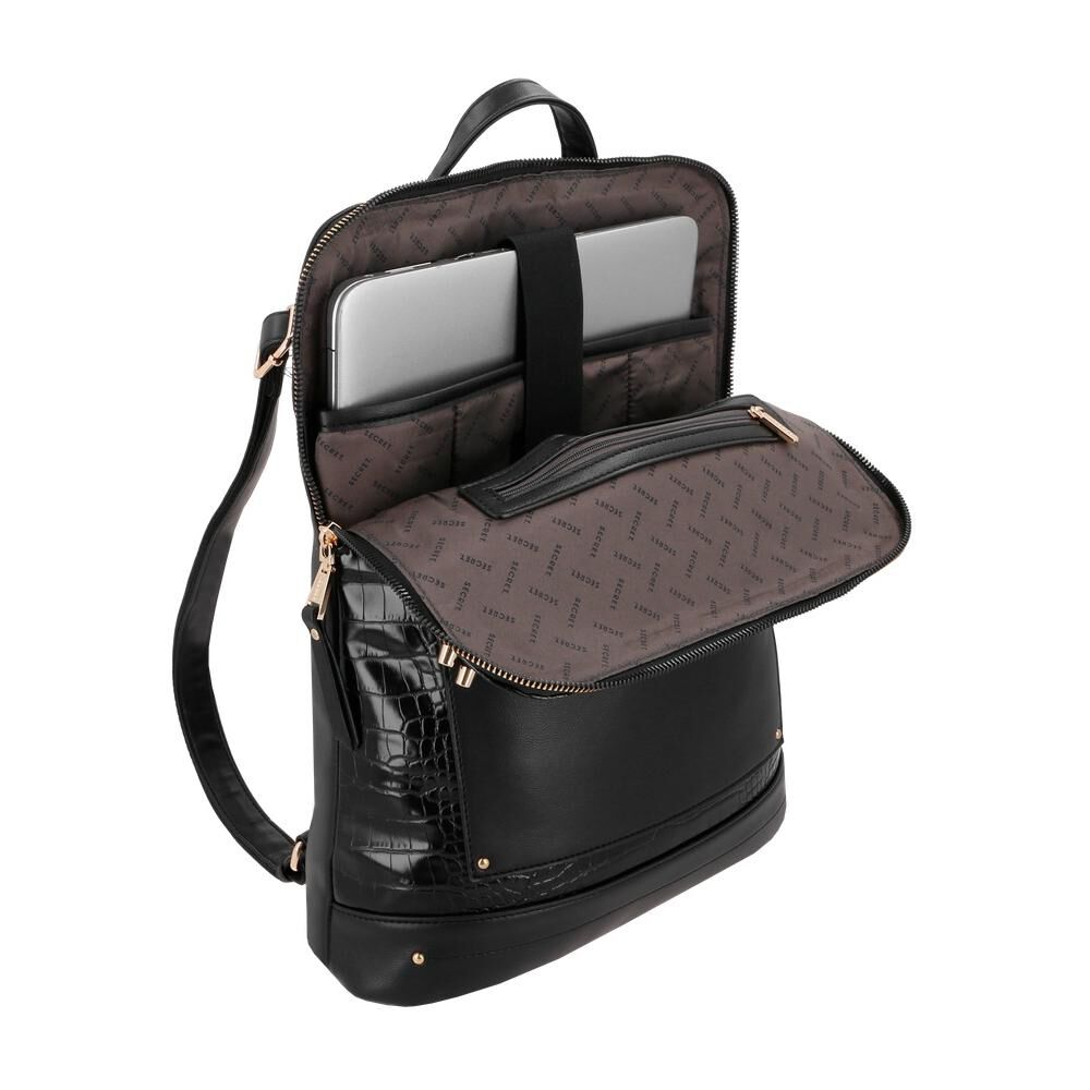 Mochila Notebook Secret Polonia Sc6 Negro 15" image number 3.0