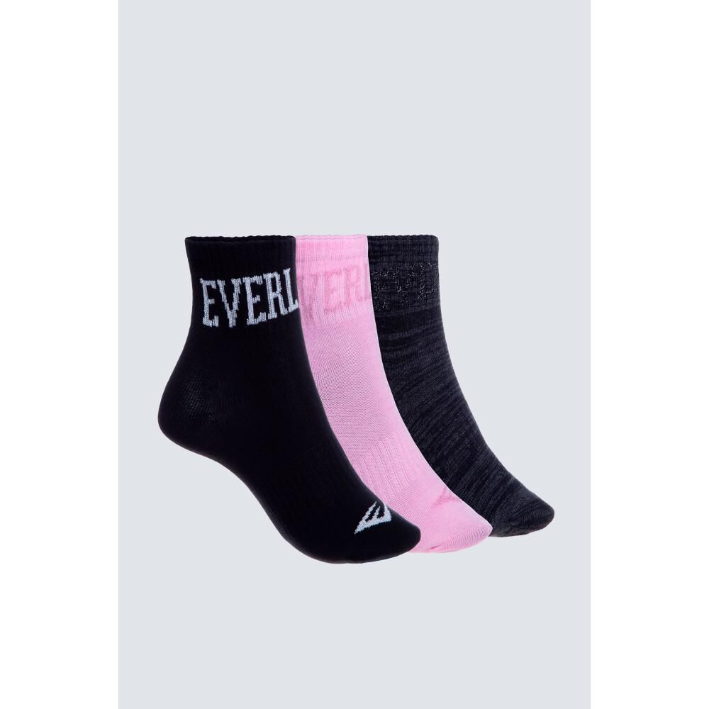 Calcetines Mujer Tripack Ankle Party Multicolor image number 0.0