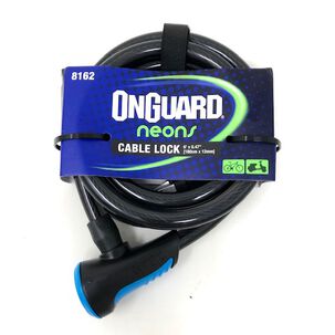 Candado On Guard C/llave 180 X 12mm Azul