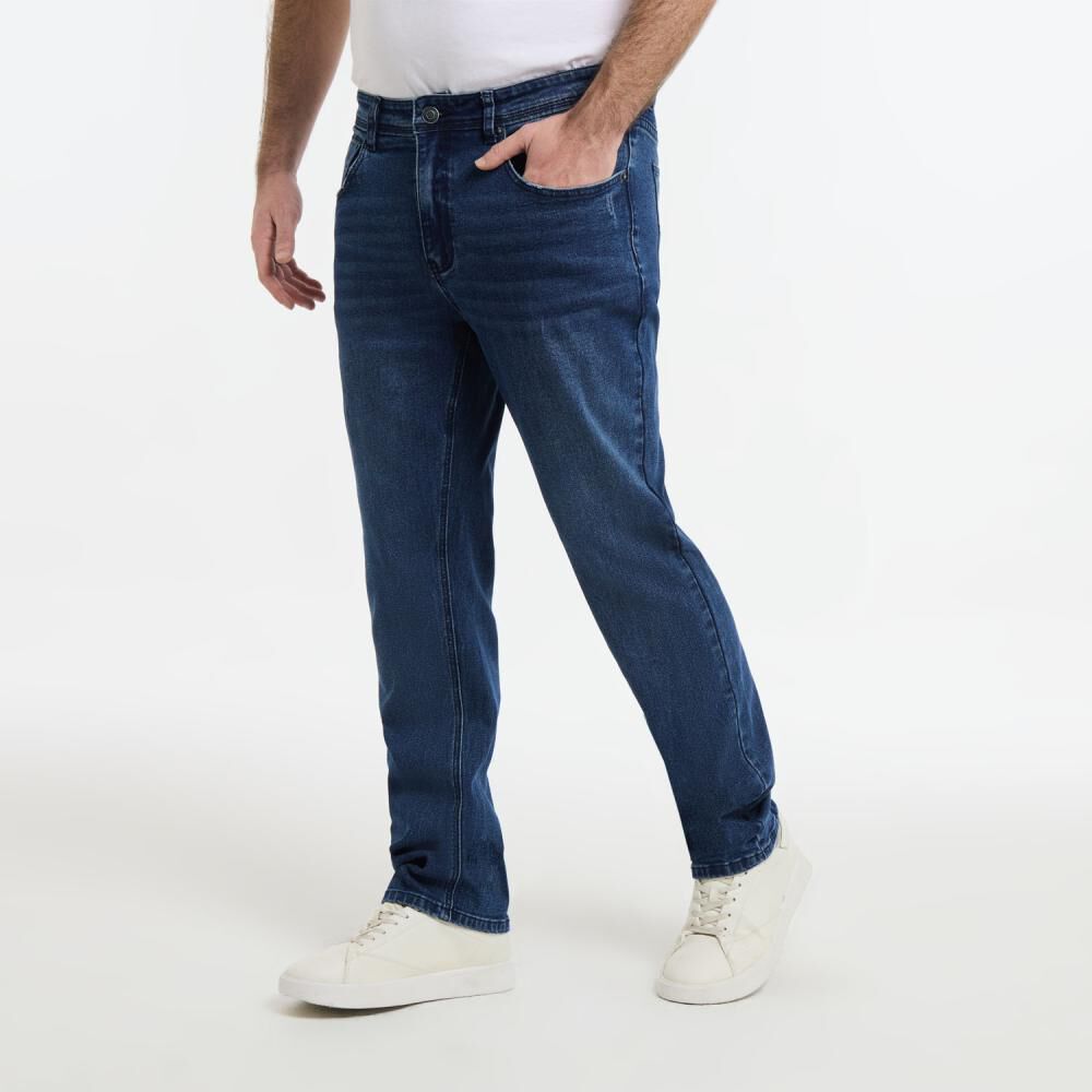 Jeans Tiro Medio Slim Hombre The King's Polo Club image number 2.0