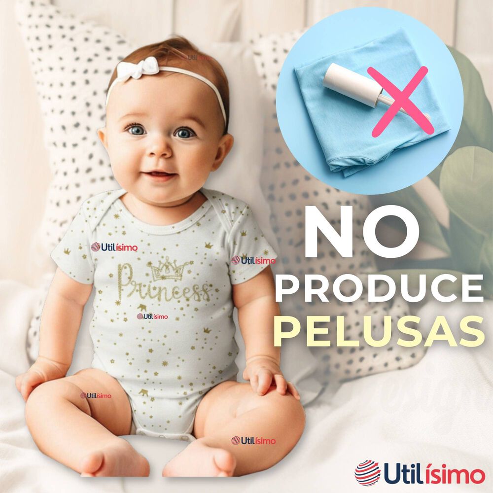 Pack 4 Bodys Niña Manga Corta Tedmimak 100% Algodón Sparkle Like A Princess image number 8.0