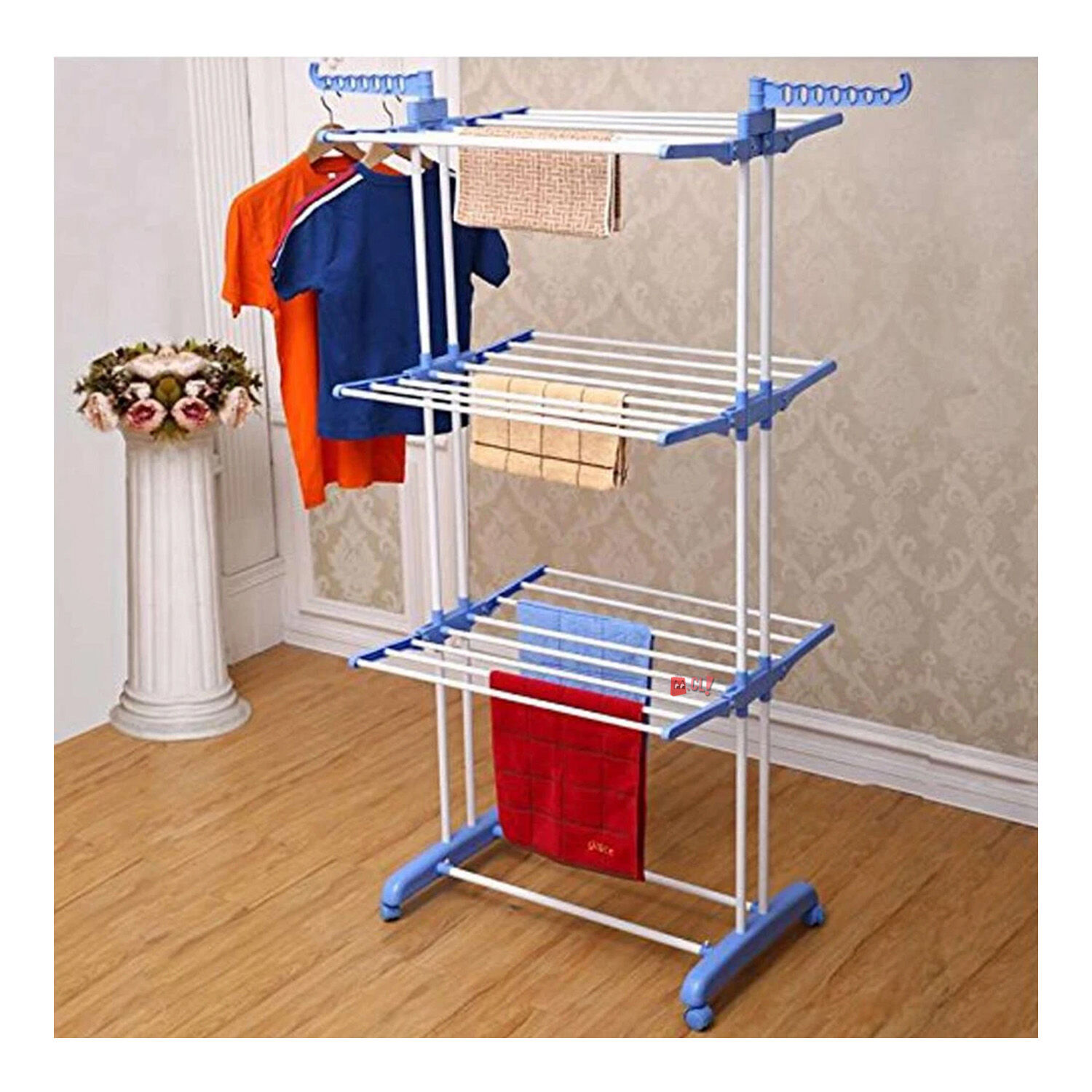 Tendedero Colgador De Ropa Con 3 Niveles Plegable - Ps image number 2.0