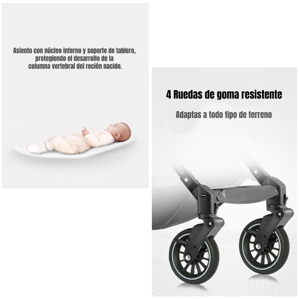 Coche De Paseo Maleta Compacto 0-3 Años Tour Rosa Lubabycas image number 5.0