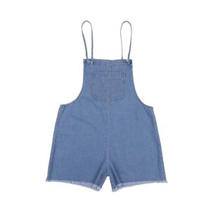 Enterito Corto Denim Tiro Medio Relax Mujer Freedom