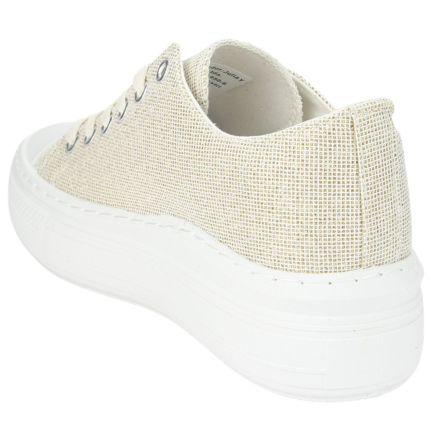 Zapatilla Chalada Mujer Clu-11 Dorado Urbano image number 3.0