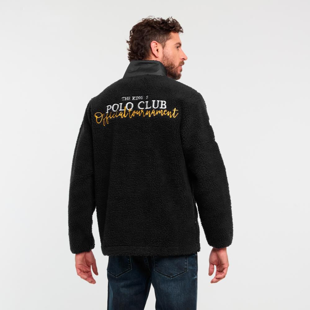 Polerón Bloque Color Regular Cuello Alto Hombre The King's Polo Club image number 1.0